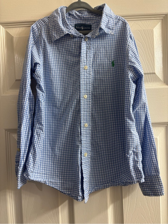 Ralph Lauren Other - Ralph Lauren Light Blue Gingham Button-Down Shirt